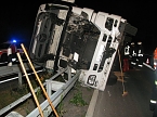 Unfall am Hermsdorfer Kreuz (Foto: Autobahnpolizei)