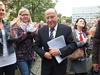 Wahlkampfendspurt bei den Linken (Foto: Karin Lehmann, Peter Blei)