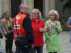 Wahlkampfendspurt bei den Linken (Foto: Karin Lehmann, Peter Blei)