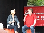 Wahlkampfendspurt bei den Linken (Foto: Karin Lehmann, Peter Blei)