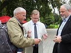 Wahlkampfendspurt bei den Linken (Foto: Karin Lehmann, Peter Blei)
