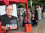 Wahlkampfendspurt bei den Linken (Foto: Karin Lehmann, Peter Blei)
