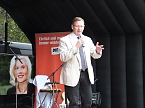 Wahlkampfendspurt bei den Linken (Foto: Karin Lehmann, Peter Blei)