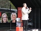 Wahlkampfendspurt bei den Linken (Foto: Karin Lehmann, Peter Blei)