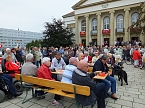 Wahlkampfendspurt bei den Linken (Foto: Karin Lehmann, Peter Blei)
