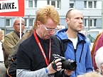 Wahlkampfendspurt bei den Linken (Foto: Karin Lehmann, Peter Blei)