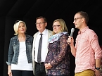 Wahlkampfendspurt bei den Linken (Foto: Karin Lehmann, Peter Blei)