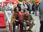 Wahlkampfendspurt bei den Linken (Foto: Karin Lehmann, Peter Blei)