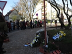 An die Pogromnacht vor 76 Jahren erinnert (Foto: nnz)