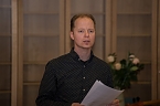 DREIERLEI - Neue Lyrik, Grafik und Musik aus Th&uuml;ringen ( Christian Rosenau, Liter. Gesellschaft Th&uuml;ringen) (Foto: Michael Caspari)