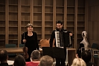 DREIERLEI - Neue Lyrik, Grafik und Musik aus Th&uuml;ringen ( Antje Donath und Predrag  Tomic ) (Foto: Michael Caspari)