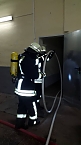 Schlauchmanagement trainiert (Foto: Feuerwehr Liebenrode)