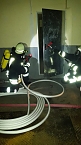 Schlauchmanagement trainiert (Foto: Feuerwehr Liebenrode)