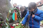 Der erste Brunnen ist geschm&uuml;ckt - das Nordh&auml;user Meerpferdchen verzierten die Sch&uuml;lerinnen und Sch&uuml;ler des F&ouml;rderzentrums Pestalozzi (Foto: Angelo Glashagel)