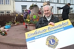 Der erste Brunnen ist geschm&uuml;ckt - das Nordh&auml;user Meerpferdchen verzierten die Sch&uuml;lerinnen und Sch&uuml;ler des F&ouml;rderzentrums Pestalozzi (Foto: Angelo Glashagel)