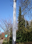 Vandalismus am Theaterplatz (Foto: Stadtwerke Nordhausen)
