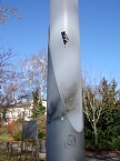 Vandalismus am Theaterplatz (Foto: Stadtwerke Nordhausen)