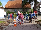 Verkehrssicherheitstag an der Kindertagesst&auml;tte Sonnenhof in Ellrich (Foto: Dieter K&ouml;hler)