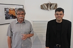 In der neuen Ausstellung der Kreissparkasse "Verg&auml;nglichkeiten" werden Natur und Handwerkskunst miteinander verbunden (Foto: Angelo Glashagel)