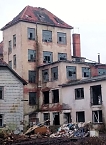 Abrissarbeiten auf dem Drei-Streif-Gel&auml;nde (Foto: Peter Blei)