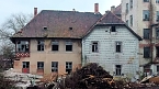 Abrissarbeiten auf dem Drei-Streif-Gel&auml;nde (Foto: Peter Blei)
