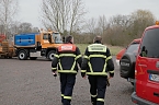 Beobachtungen am Erdfall in Nordhausen (Foto: nnz)