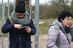 Beobachtungen am Erdfall in Nordhausen (Foto: nnz)