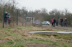 Beobachtungen am Erdfall in Nordhausen (Foto: nnz)