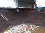 Bilder des Erdfalls (Foto: Geb&auml;udemesstechnik  Beyermann )