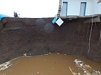 Bilder des Erdfalls (Foto: Geb&auml;udemesstechnik  Beyermann )