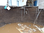Bilder des Erdfalls (Foto: Geb&auml;udemesstechnik  Beyermann )