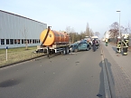 Unfall in der Rothenburgstra&szlig;e in Nordhausen (Foto: nnz)