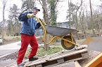 Studentische Hilfe im Park: Initiator Stephan Ostermann (Foto: privat)