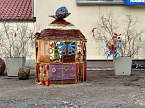 War der Osterhase schon da? - an der Blasiikirche scheint es der Fall gewesen zu sein (Foto: Peter Blei)