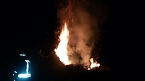 Vorzeitiges Osterfeuer (Foto: privat)