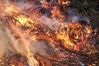 Osterfeuer &uuml;ber Krimderode 2016 (Foto: Angelo Glashagel)