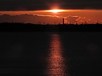 Sonnenuntergang am Goitzschesee (Foto: Peter Blei)