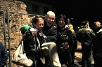 Geburtagsparty mit Rock und Dudelsack - vor der Frauenbergkirche wurde gestern f&uuml;r einen guten Zweck gefeiert (Foto: Angelo Glashagel)
