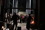 Geburtagsparty mit Rock und Dudelsack - vor der Frauenbergkirche wurde gestern f&uuml;r einen guten Zweck gefeiert (Foto: Angelo Glashagel)