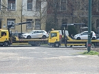 Fr&uuml;hjahrsputz auf dem August-Bebel-Platz in Nordhausen (Foto: Peter Blei)