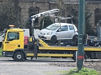 Fr&uuml;hjahrsputz auf dem August-Bebel-Platz in Nordhausen (Foto: Peter Blei)