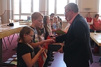 Die besten Zahlenakrobaten aus den Regelschulen des Nordh&auml;user Kreises (Foto: Angelo Glashagel)