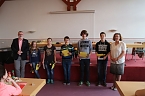 Die besten Zahlenakrobaten aus den Regelschulen des Nordh&auml;user Kreises (Foto: Angelo Glashagel)