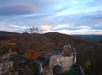 Abendstimmung auf dem Hohnstein (Foto: Ch. Burkert)