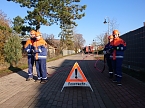 Fr&uuml;h &uuml;bt sich, wer ein L&ouml;schmeister werden will (Foto: Ch. Burkert)