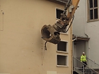 Der Abriss hat begonnen (Foto: nnz)