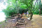 Leider nicht erlaubt: Camp am M&ouml;wensee wurde aufgel&ouml;st (Foto: S. Dietzel)