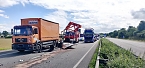 Schwerer Unfall auf der A38 (Foto: Freiwillige Feuerwehr Breitenworbis/SD)