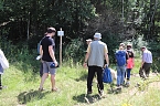 Bild: Erste Wanderung auf dem Urwaldpfad bei R&uuml;digsdorf (Foto: S.Staubitz)