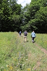 Bild: Erste Wanderung auf dem Urwaldpfad bei R&uuml;digsdorf (Foto: S.Staubitz)